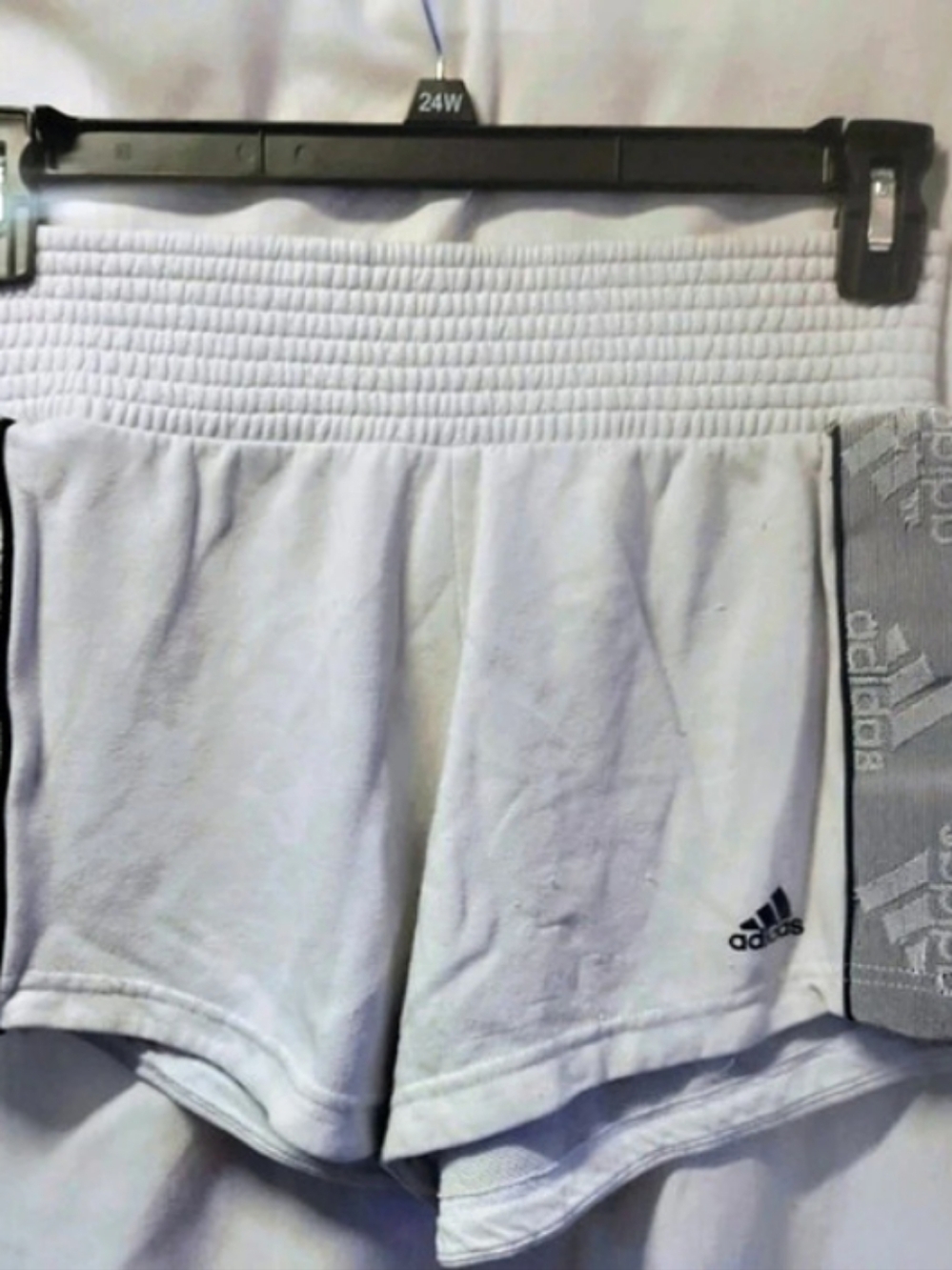 adidas Athletic Shorts White & Gray